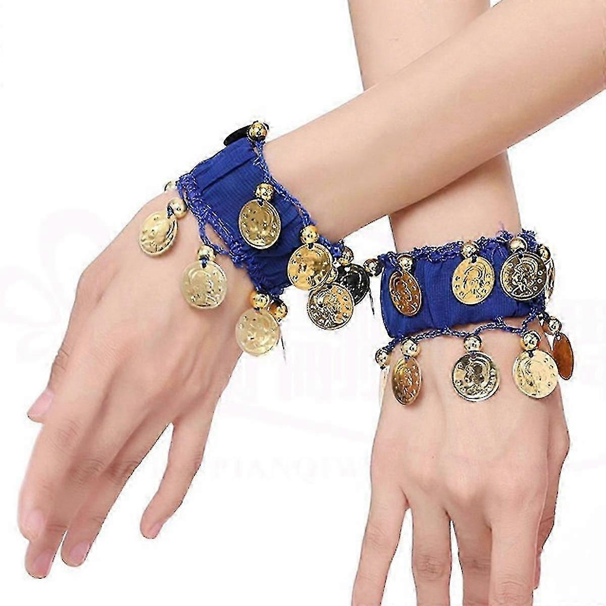 Hastánc karkötő sifon csuklópánt indiai táncelőadás jelmez kiegészítőkhöz