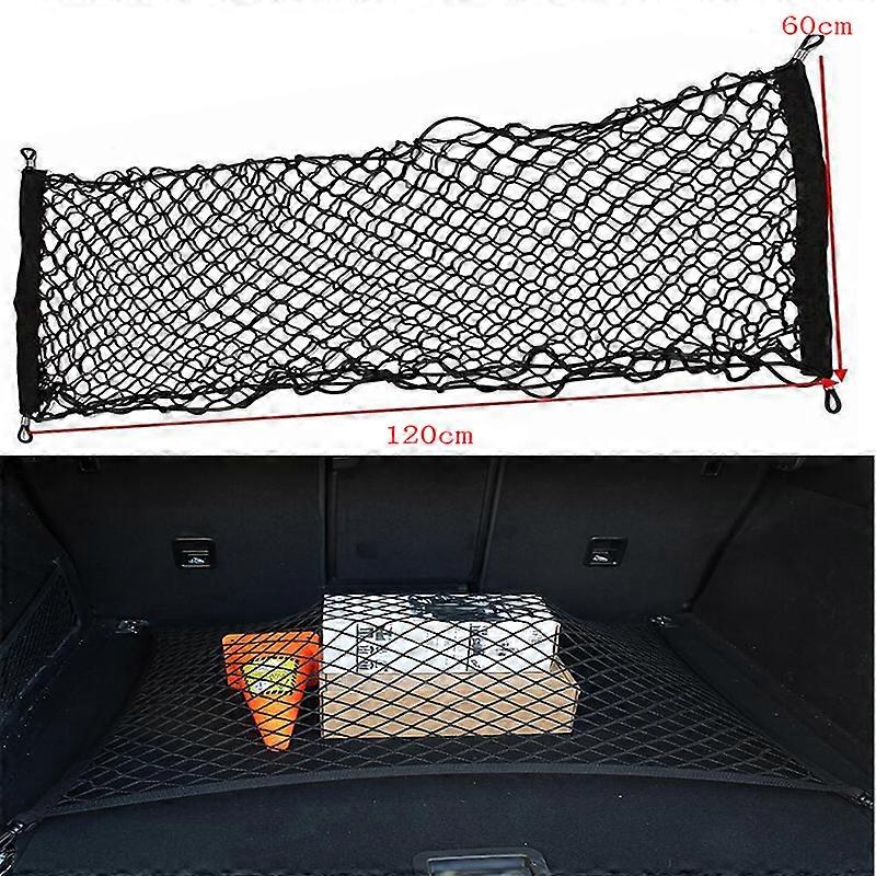 Nylon Stretch Luggage Net Luggage Nets Bag Rack Net Boot Fixed Net 120*60CM Car Trunk Luggage Stacking Net Shelf