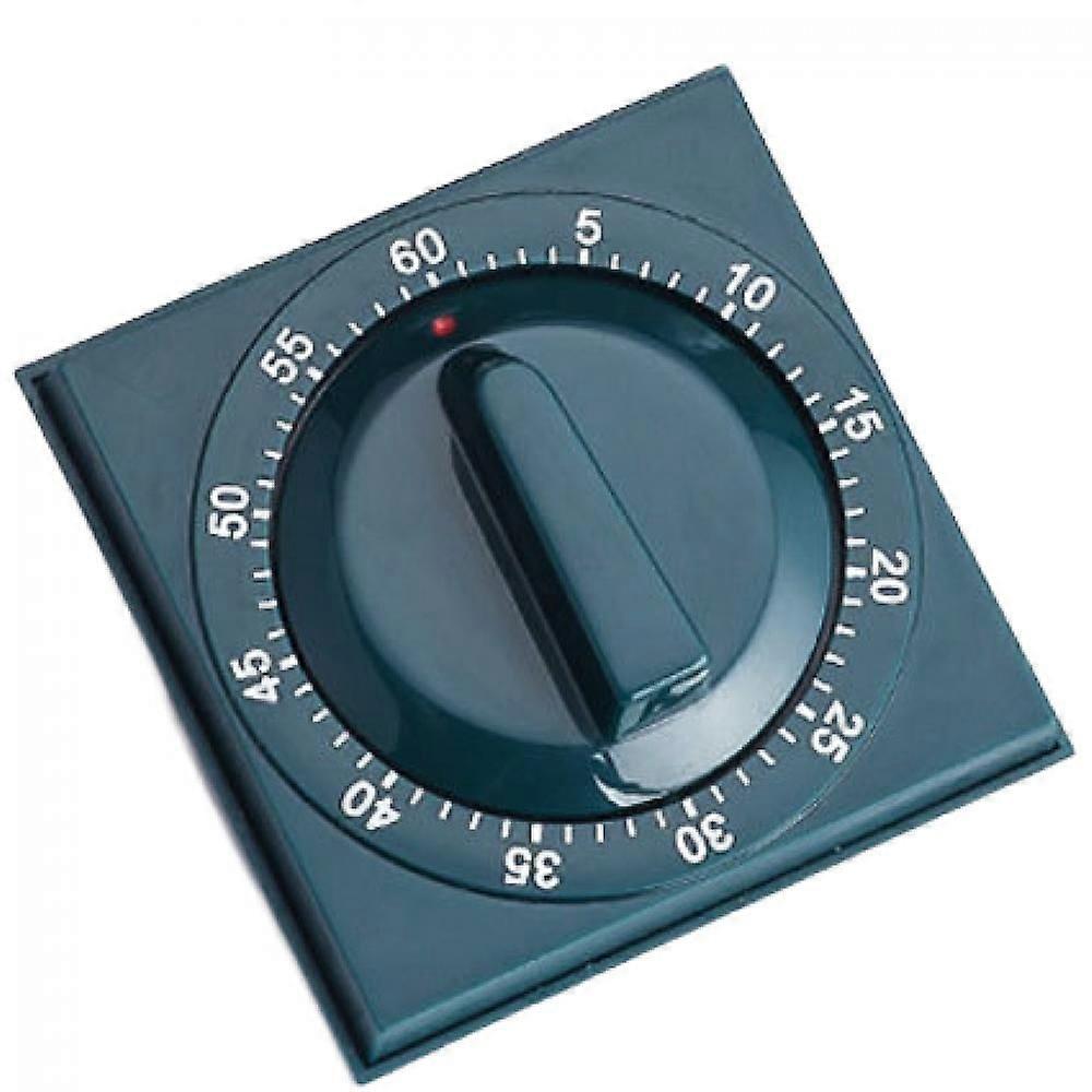 60 Minute Kitchen Mechanical Timer, Manual Cooking Timer | Kitchen Alarm Mechanical Timer.(Teal)