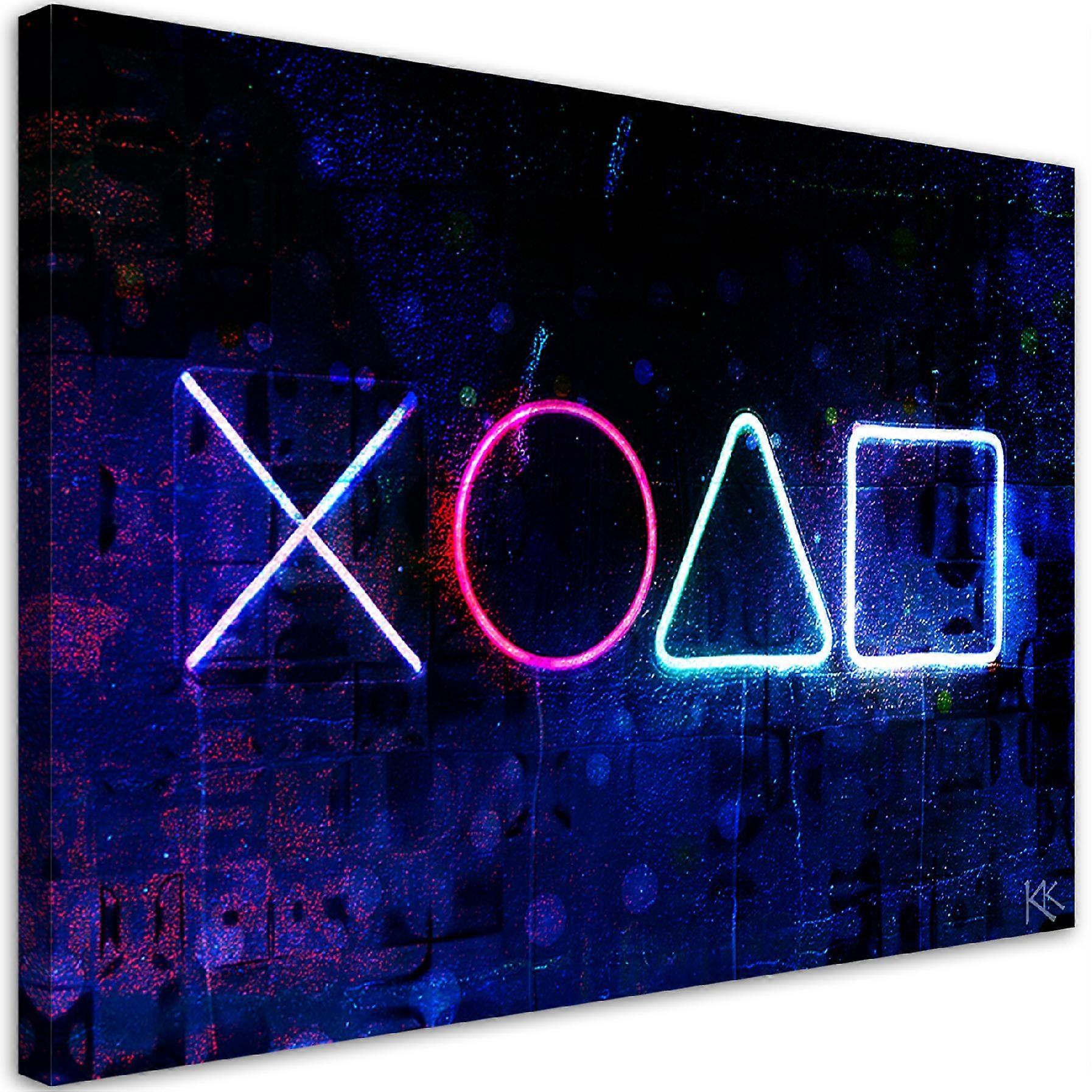 Canvas print, Knoppen voor de controller - 90x60