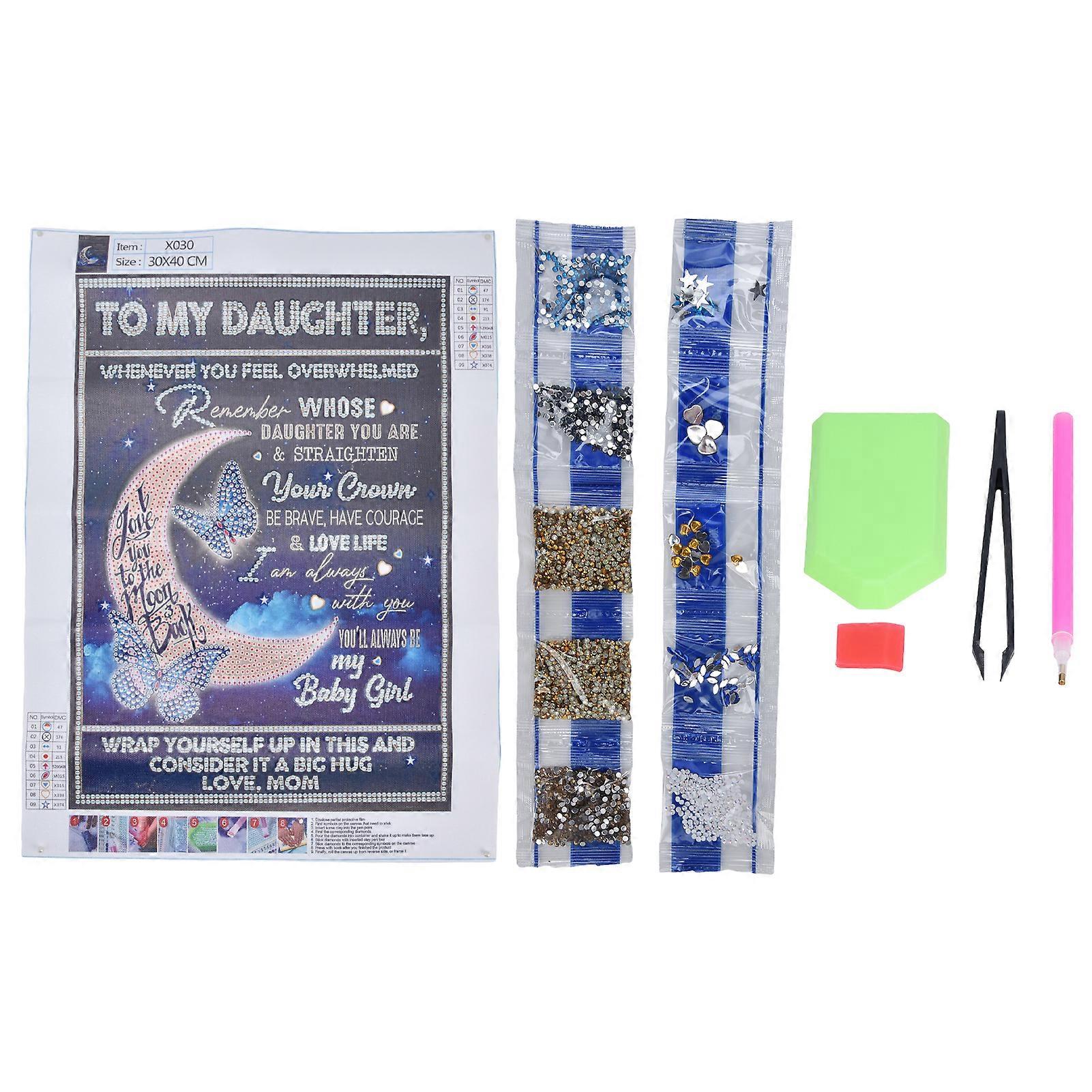 5D Strong Practicality DIY Fun Complete Tools Special Shaped Rhinestone Painting Kits for Decor