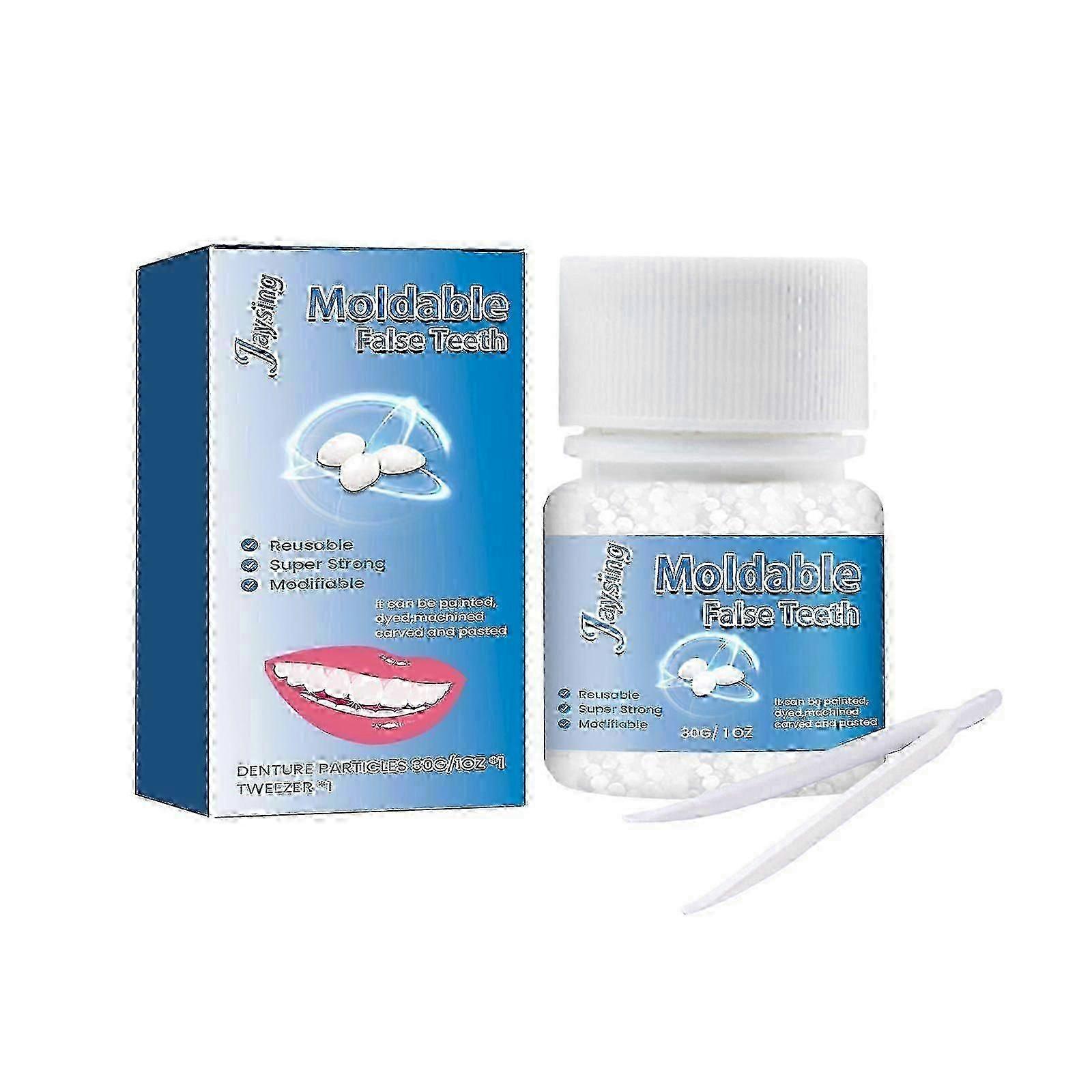 Tooth Repair Kit Vampire Dentures Party Makeup Temporary Fillings Kit