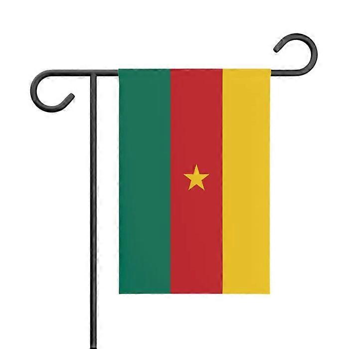 Flag - Cameroon - 32 x 47.5 cm - Polyester - Double-sided print - Outdoor garden