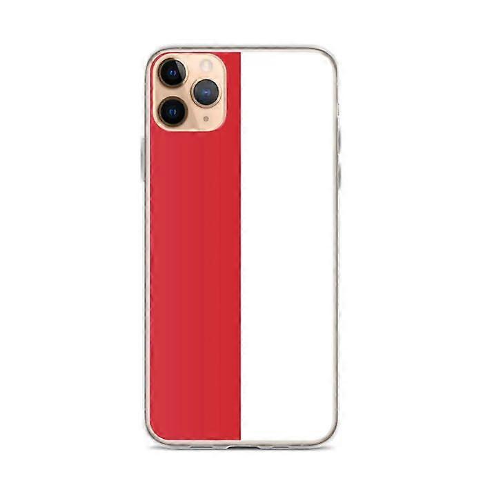 iPhone Case - Monaco - Flag - Soft - Multicolored - Compatible with iPhone 11 Pro Max