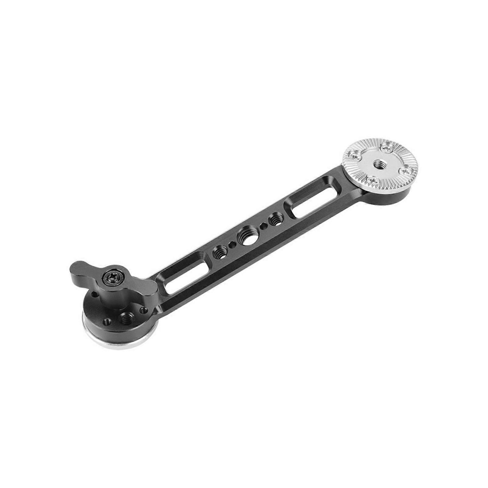 Robusts M6 Aluminum Rosette Extension Arm For Photography Use Featuring 1/4inch And 3/8inch Threaded Mounting Option