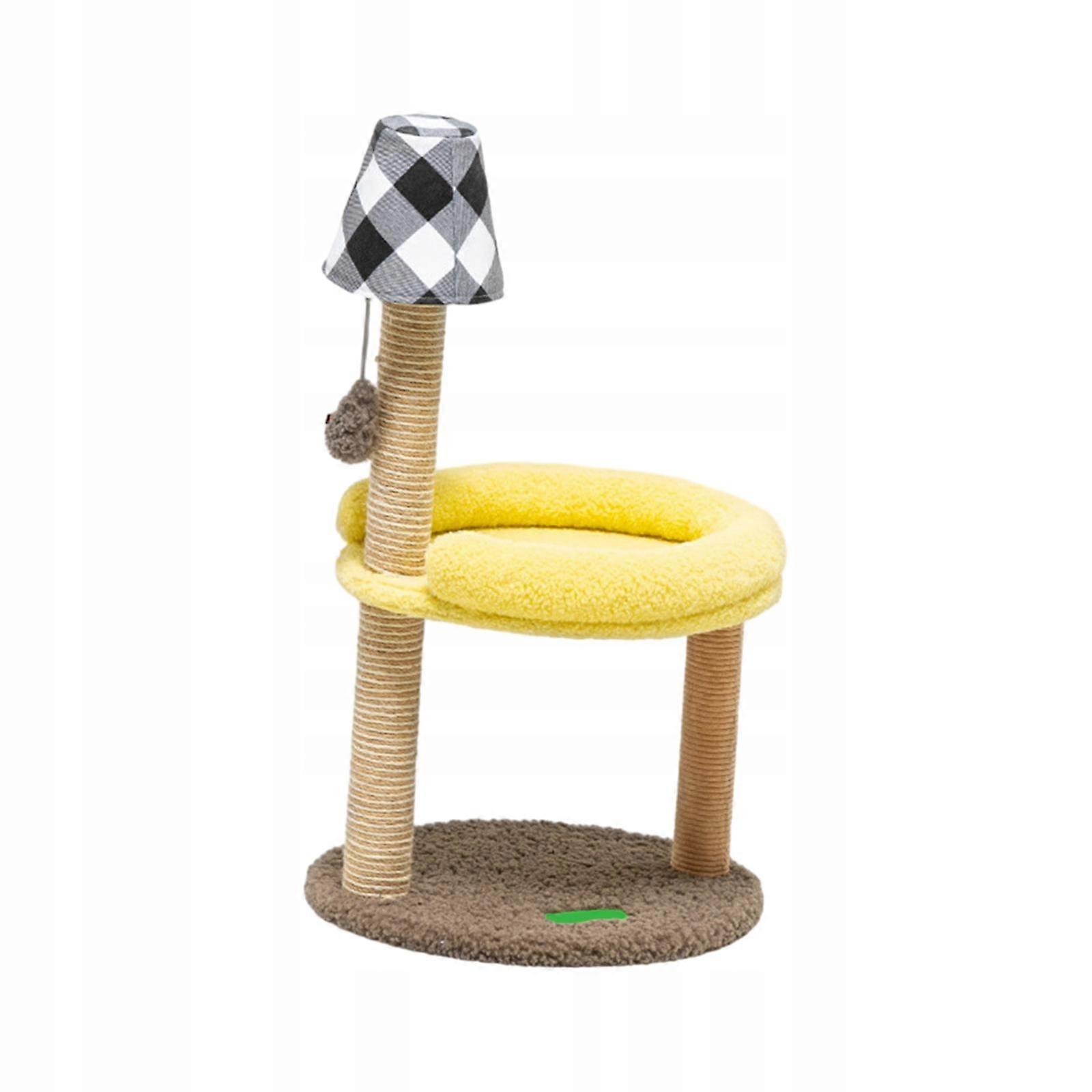Scratcher For Small Medium Large Cats Interactive Sisal Yellow