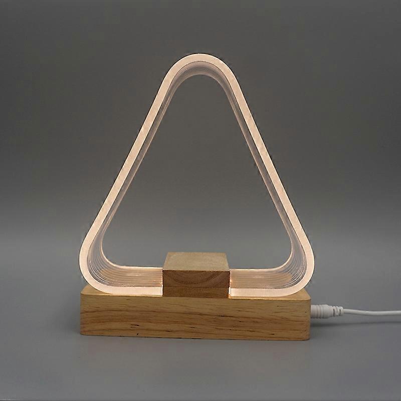 USB Simple Study Desk Lamp LED Acrylic Night Light