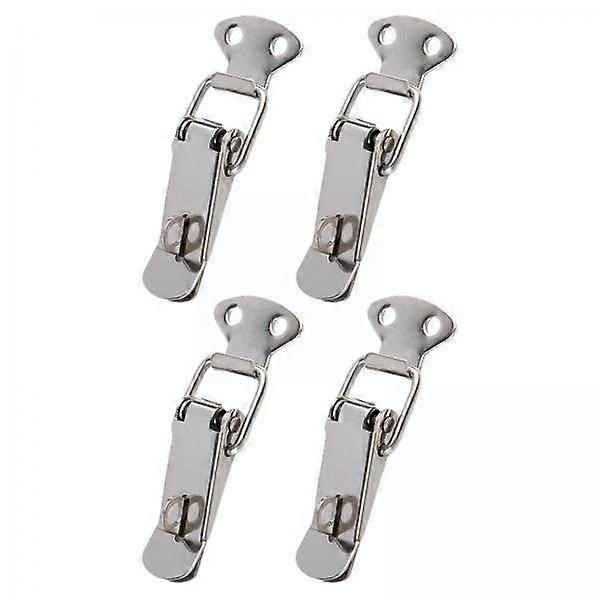 2x4 Pieces Spring Toggle Latch Hardware Spring Latch Clasps Portable Stainless