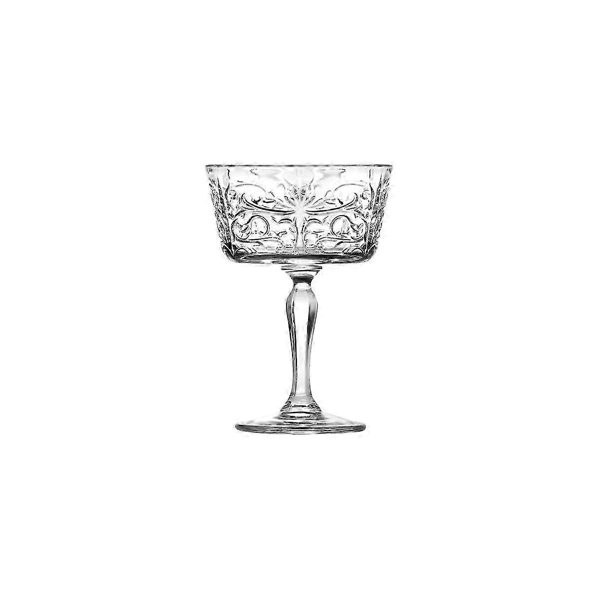 6-Piece Hammered Champagne Glasses 270ml