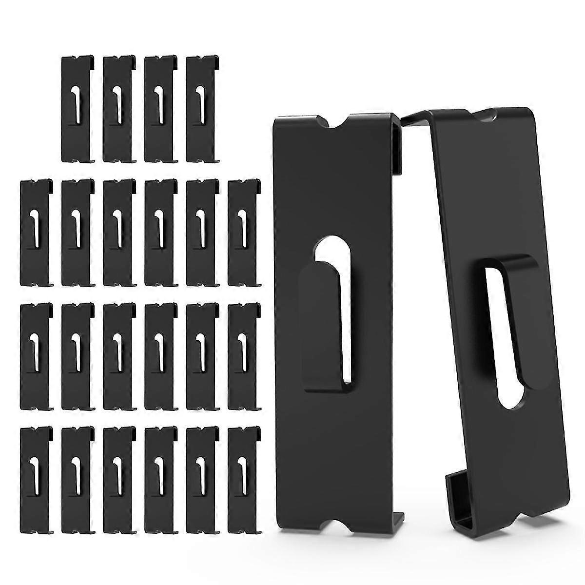 24Pcs Gridwall Hooks Hangers,Grid Panel Hooks Grid Wall Hook Grid Wall Accessories Wire Grid Hook G