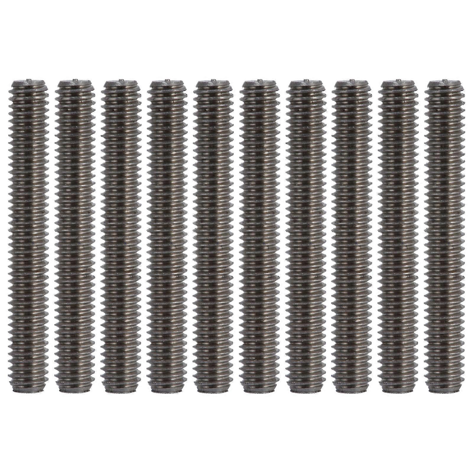 Vysoce kvalitní 10 ks závitových tyčí z nerezové oceli řady 4808 M4 (20-70 mm)