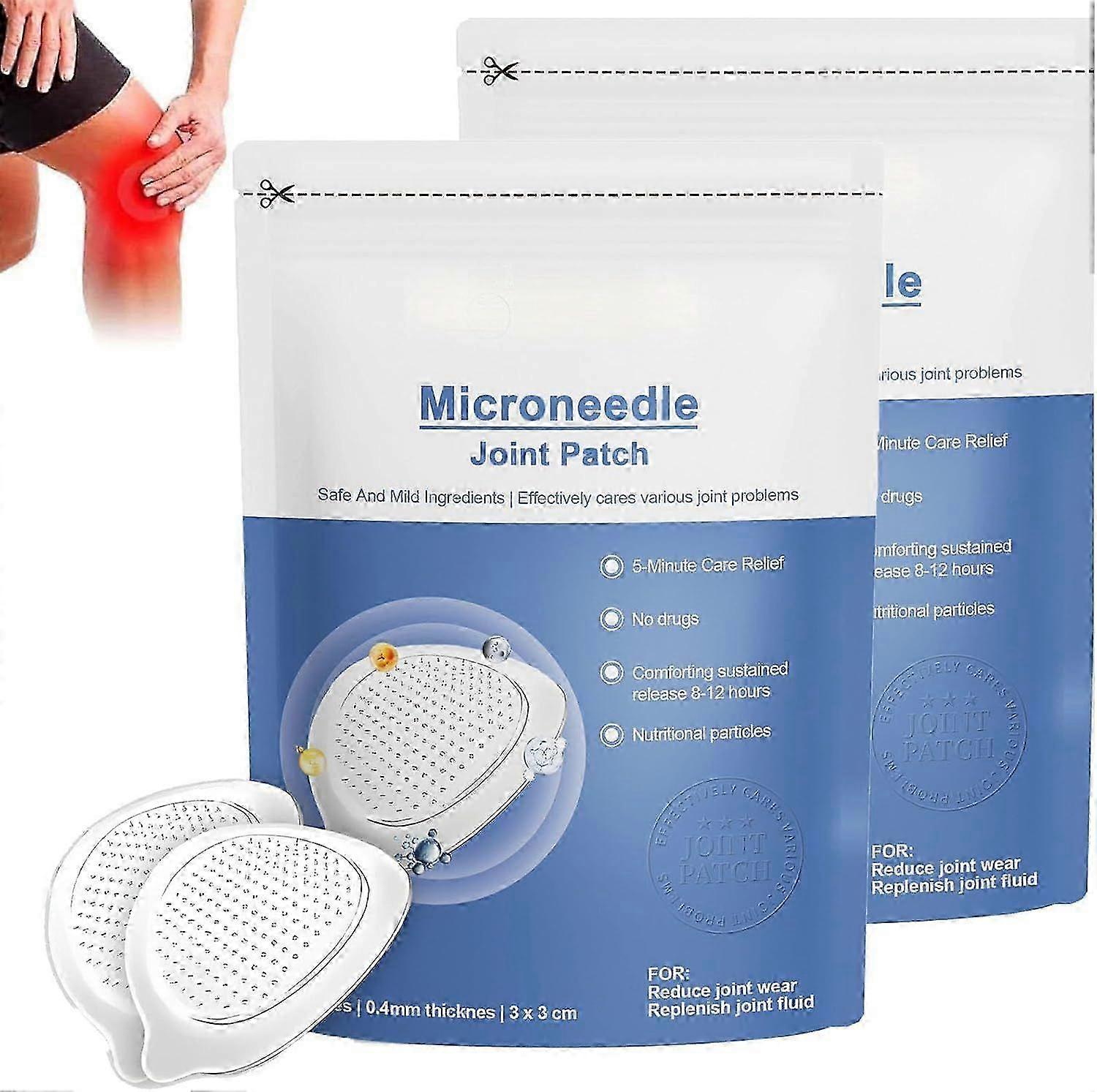 Hyaluronic Acid Nano-Microneedle Patch Relieve Joint Muscle Soreness Natural Herbal Patches for Knee Neck Shoulder Lumbar Spine