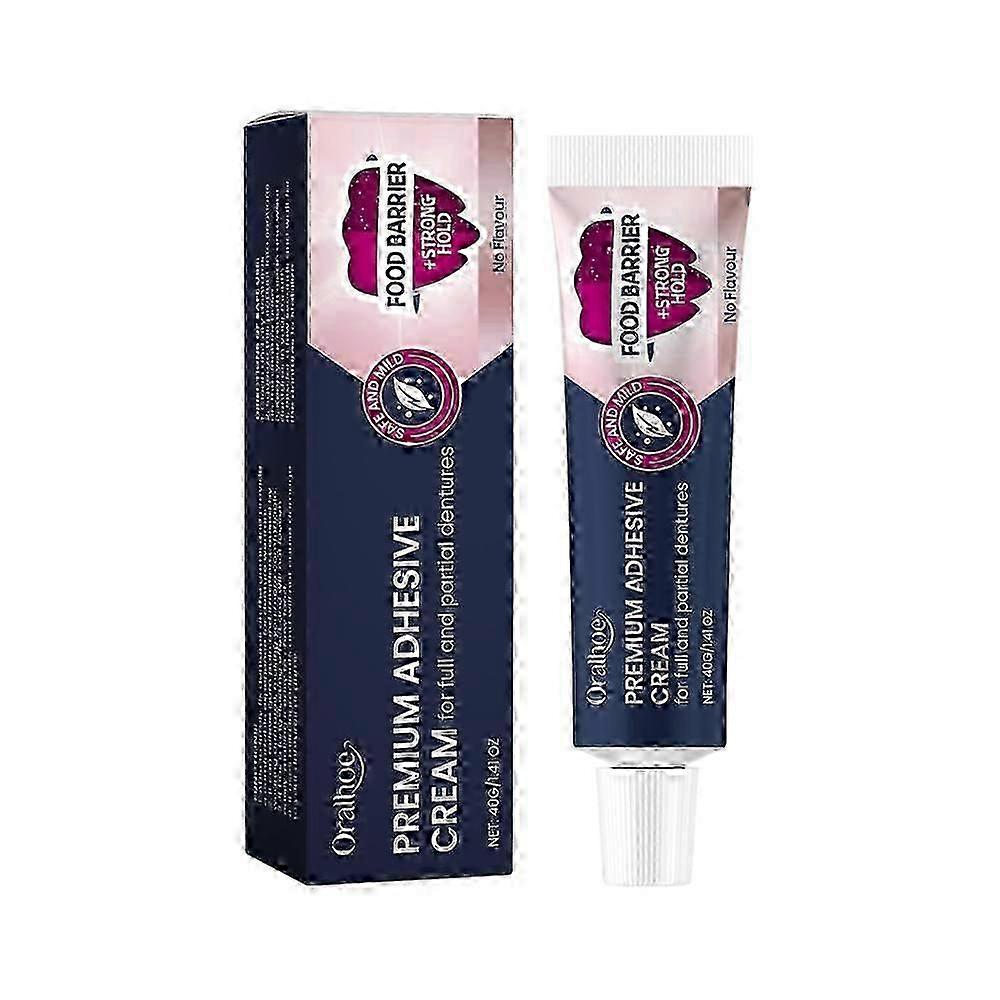 Denture Adhesive Fixing Cream Strong Hold Glue Cull Long Lasting
