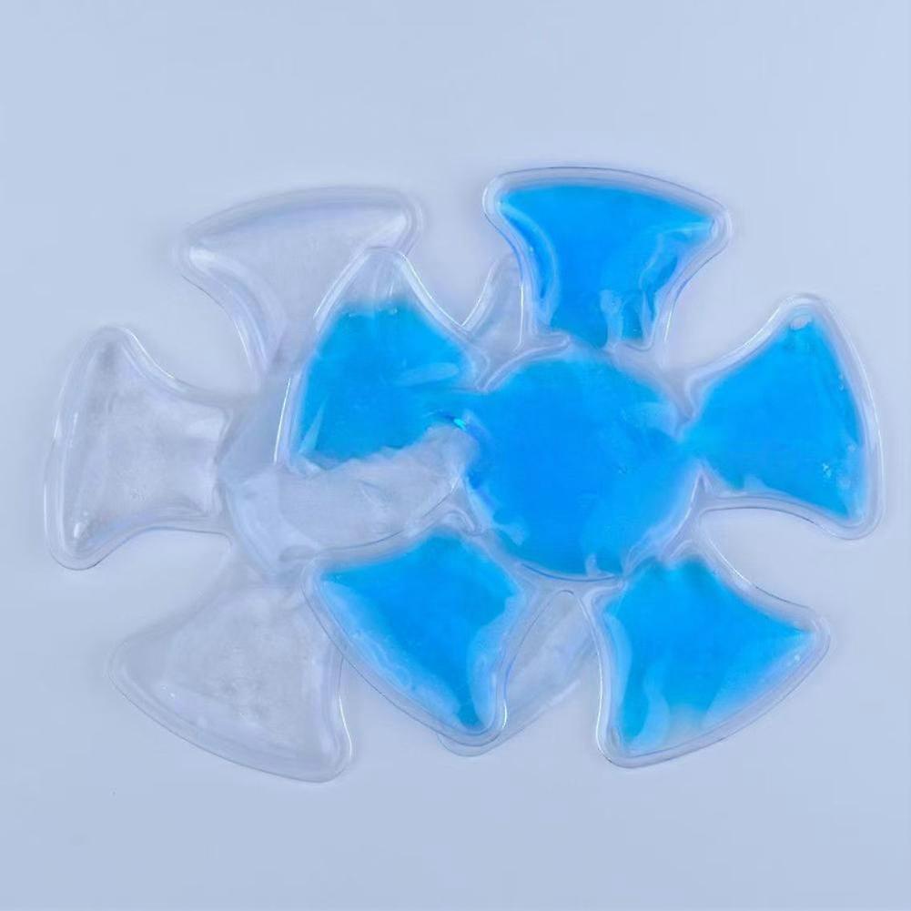 أزرق (A) $ قبعة ثلج حزمة تبريد قبعة تبريد وسادة الثلج جل الجليد حزمة بناء موقع خوذة الصيف بارد حزمة الجليد التصحيح