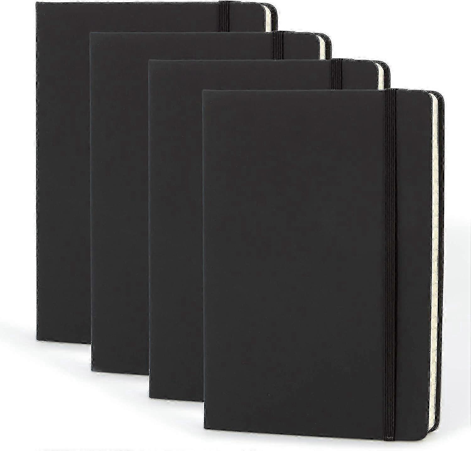 A5ハードカバーレザーレットジャーナル、罫線入りライティングノート