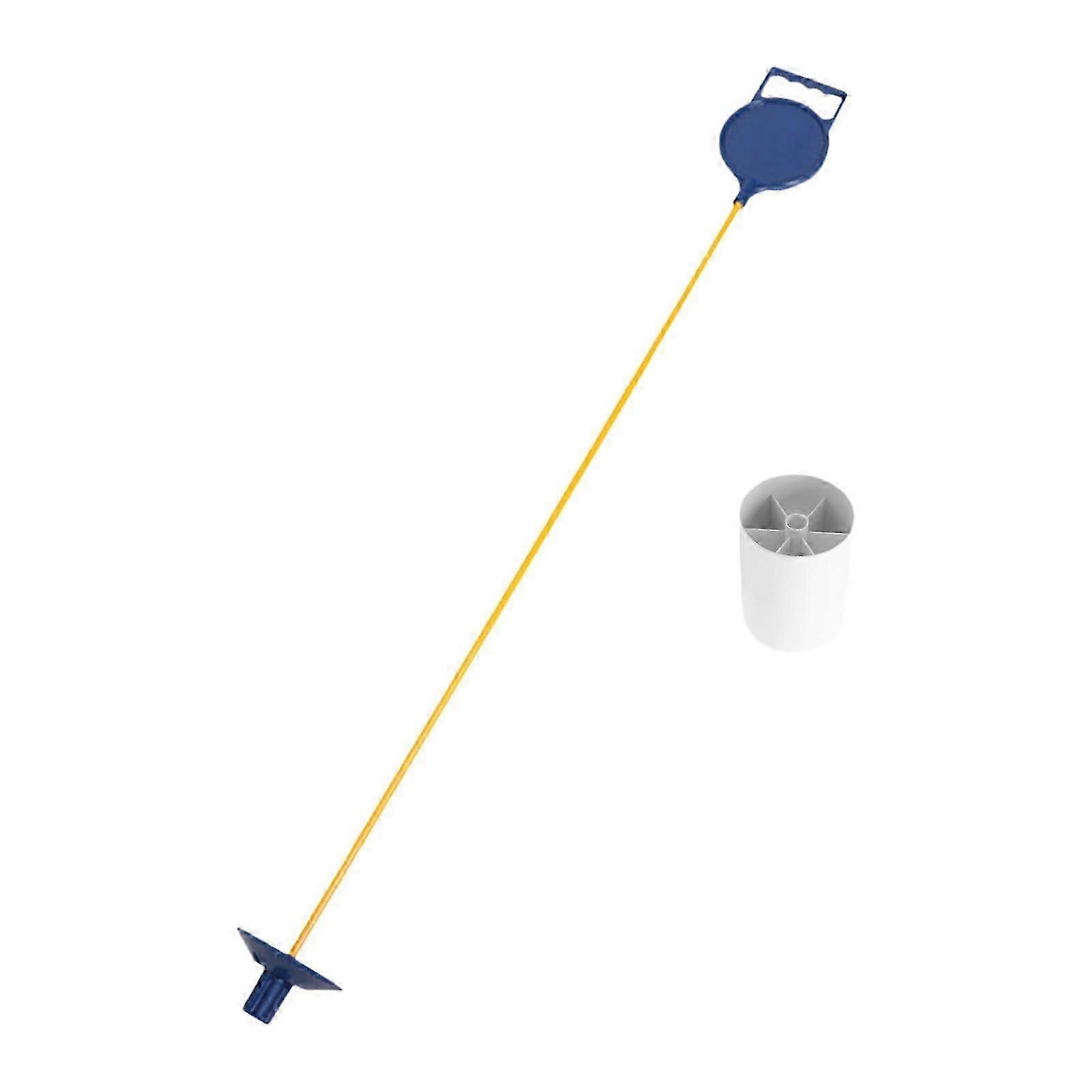 Portable Golf Hole Cup with Flagstick for Backyard Training Practice in Blue Color