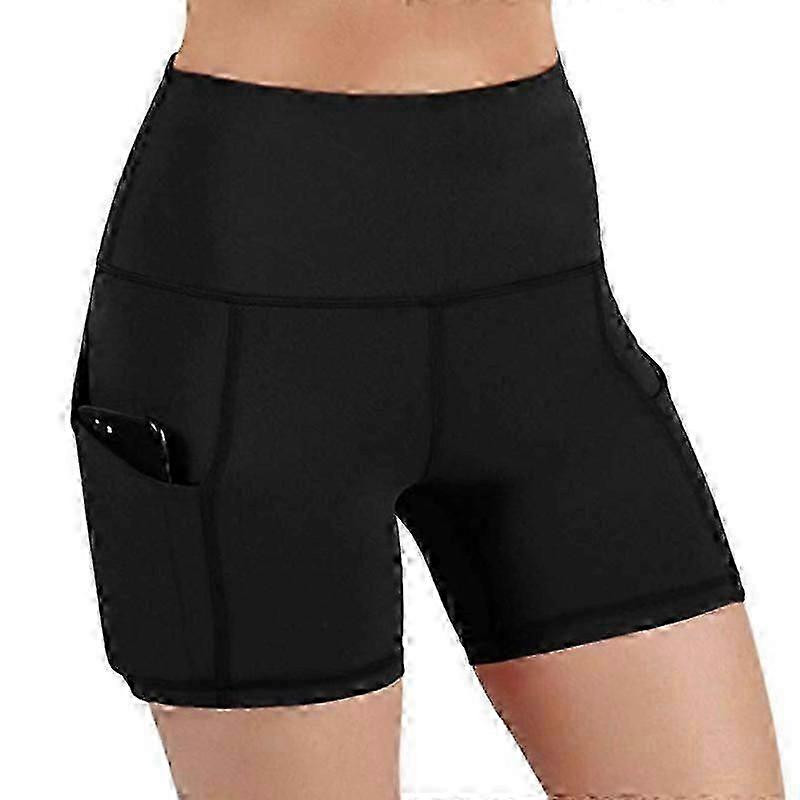 High-waisted Shorts With Pockets For Women's Workout Booty Enhancement