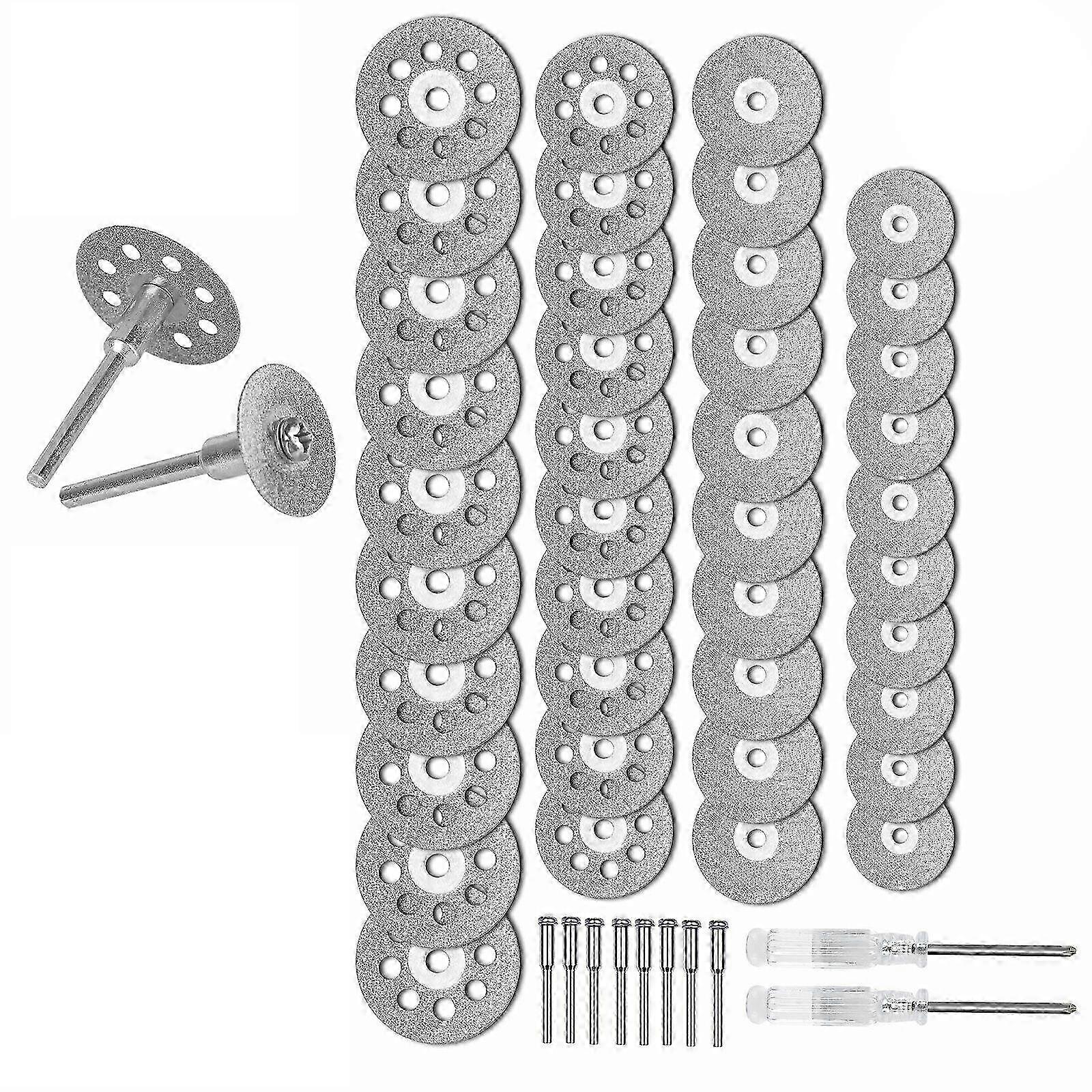 2025 Diamond Grinder Discs 50Pcs Set for Circular Cutting Dremel Tools