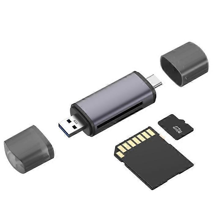 Card Reader - PHONILLICO - USB-C - OTG Compatible - Black