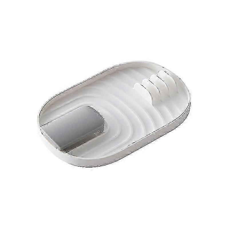 4 Pcs Foldable Pot Lid Holder White