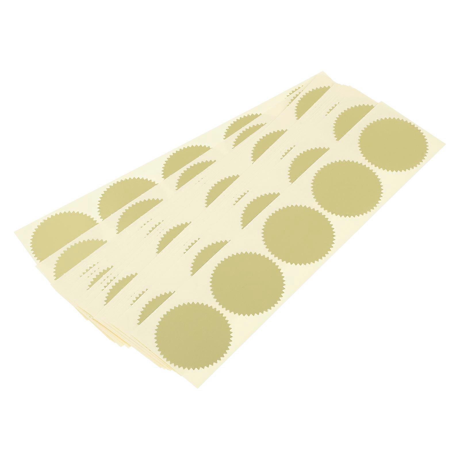 Shape Paper Stickers for Decoration with Serrated Edges 100 Pcs