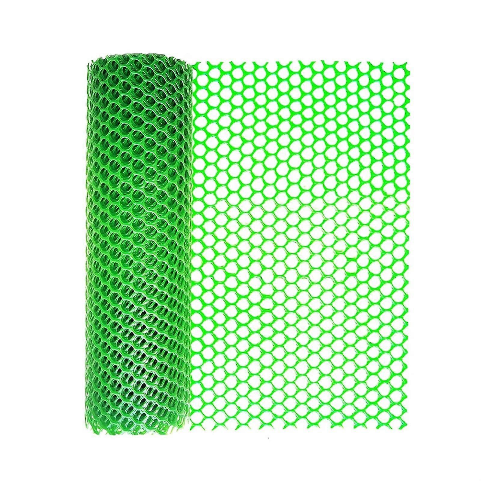 Rabbit wire, plastic mesh fence, wire mesh, 300 x 40 cm, poultry net (Green)