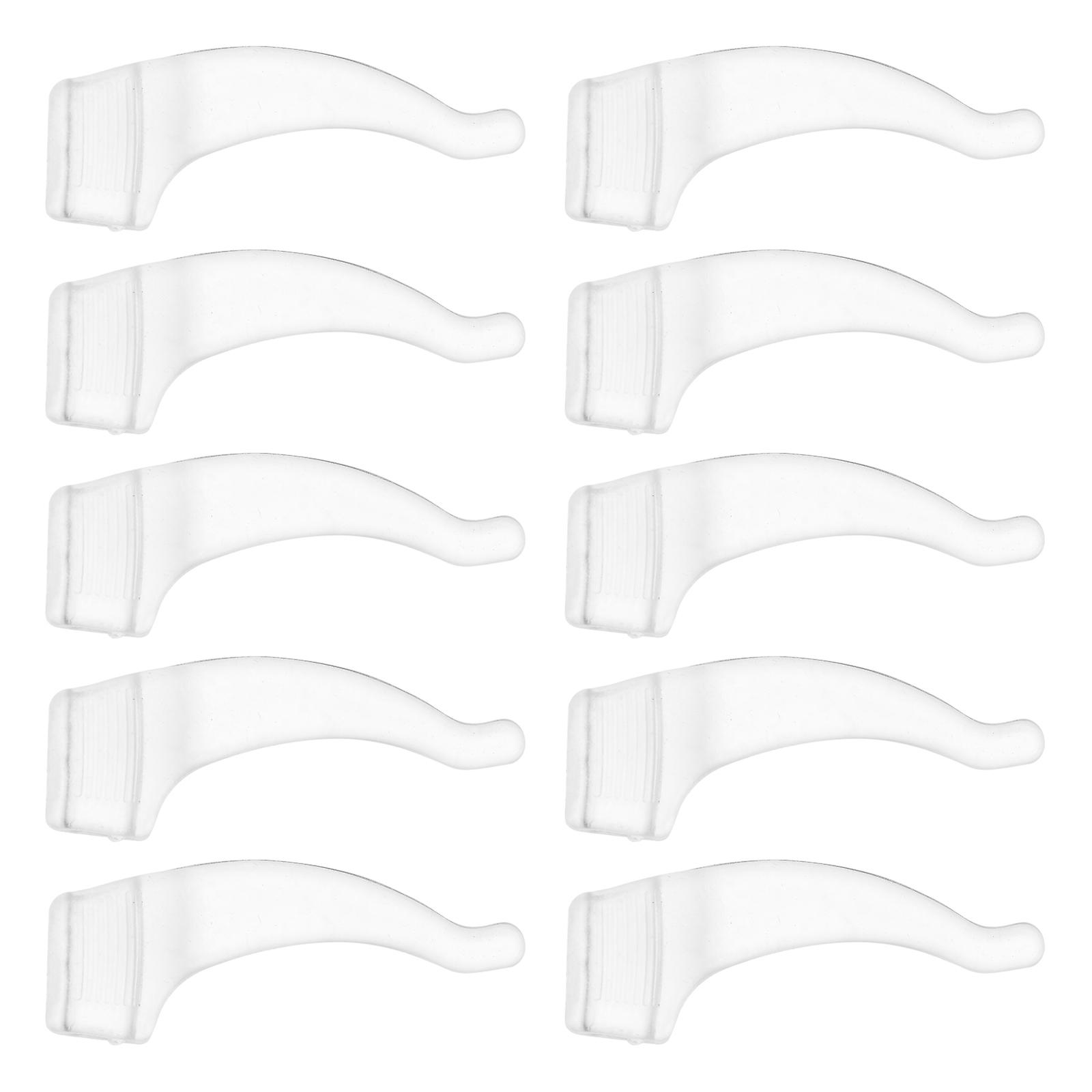 Glasses Prevent Detachment Simple And Practical Design Ear Pads For Glasses Adults 3Cm Transparent 20Pairs