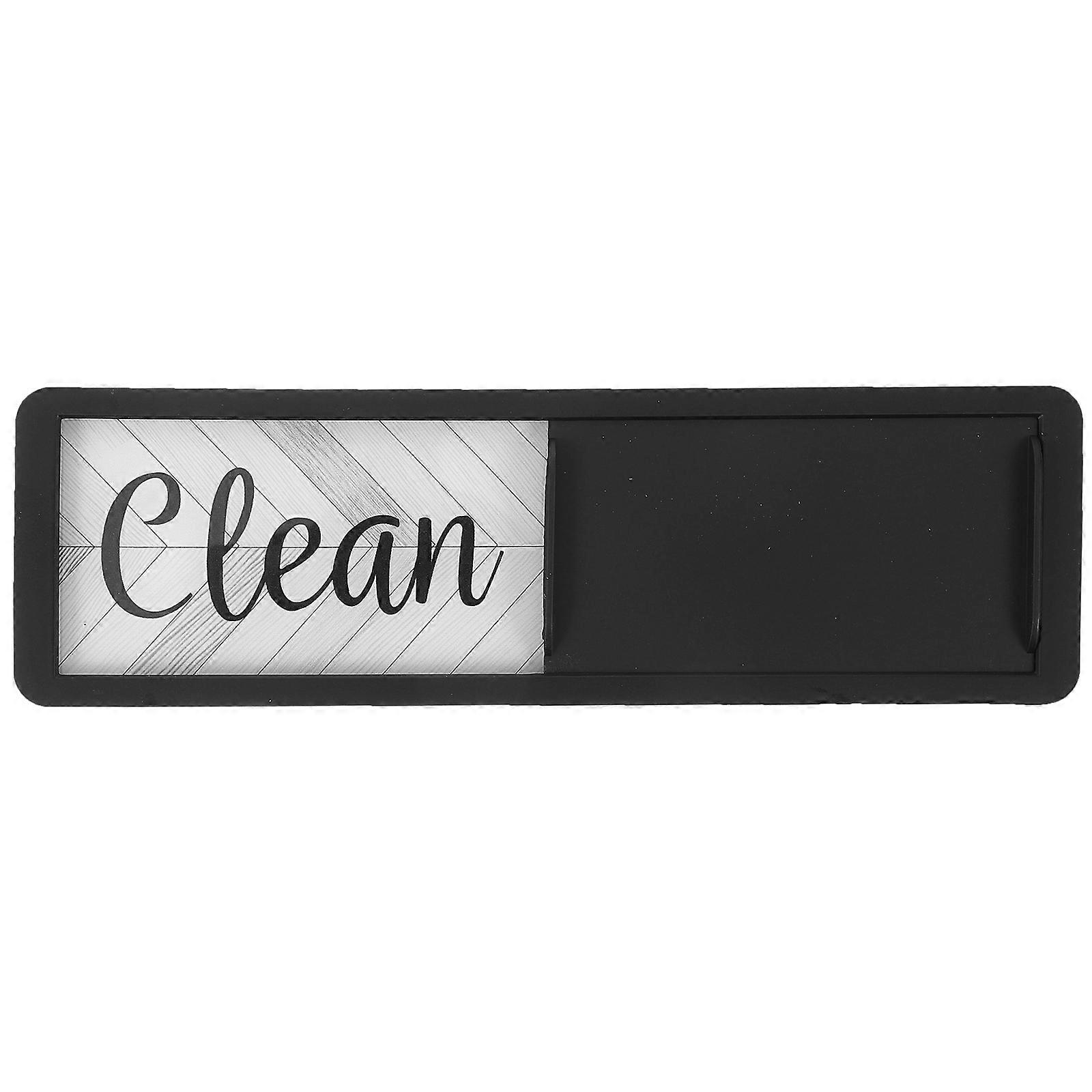 Clean And Dirty Magnet Dishwasher Sign Indicator Rectangular Double-Sided Design ABS 1Pcs
