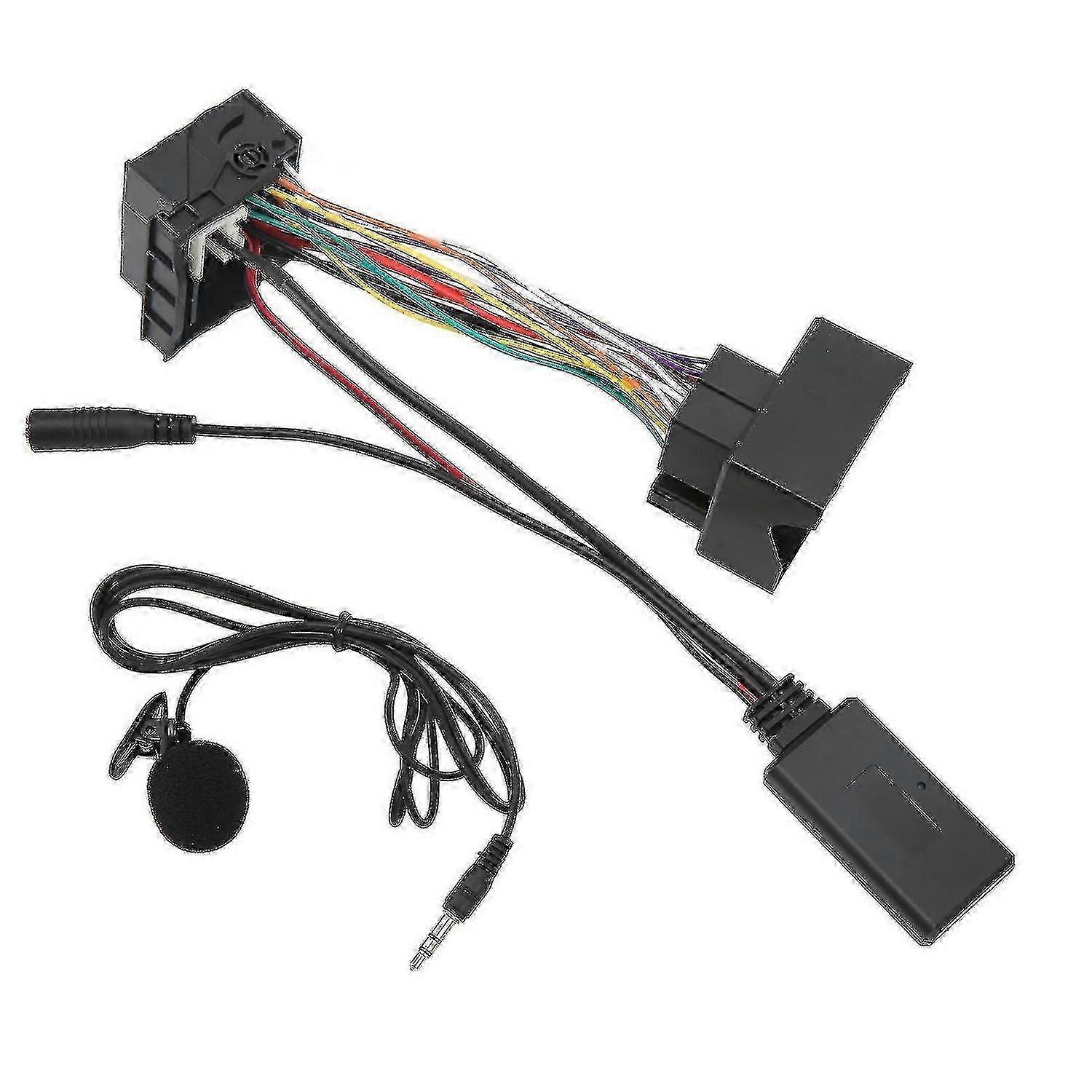 Car Bluetooth 5.0 Aux Adapter With Handsfree Microphone For Rcd310 Rcd510 Rns310 Rns315 Rns510-Excel Edition 0620