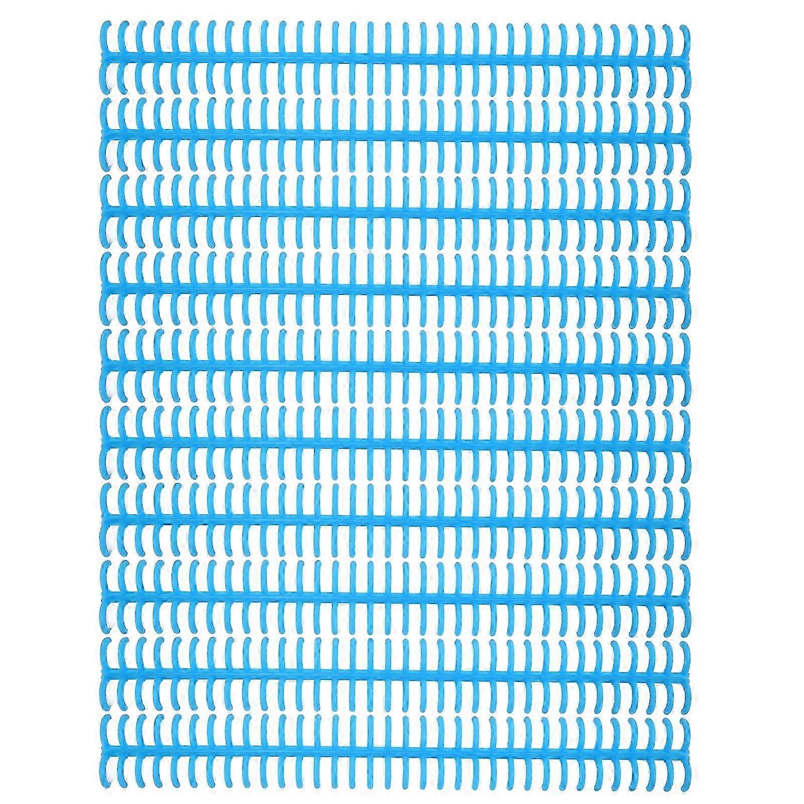 10PCS 34 Hole Binding Spine Plastic Split Loose Leaf Rings Detachable Binding Loop 12mm Diameter Blue