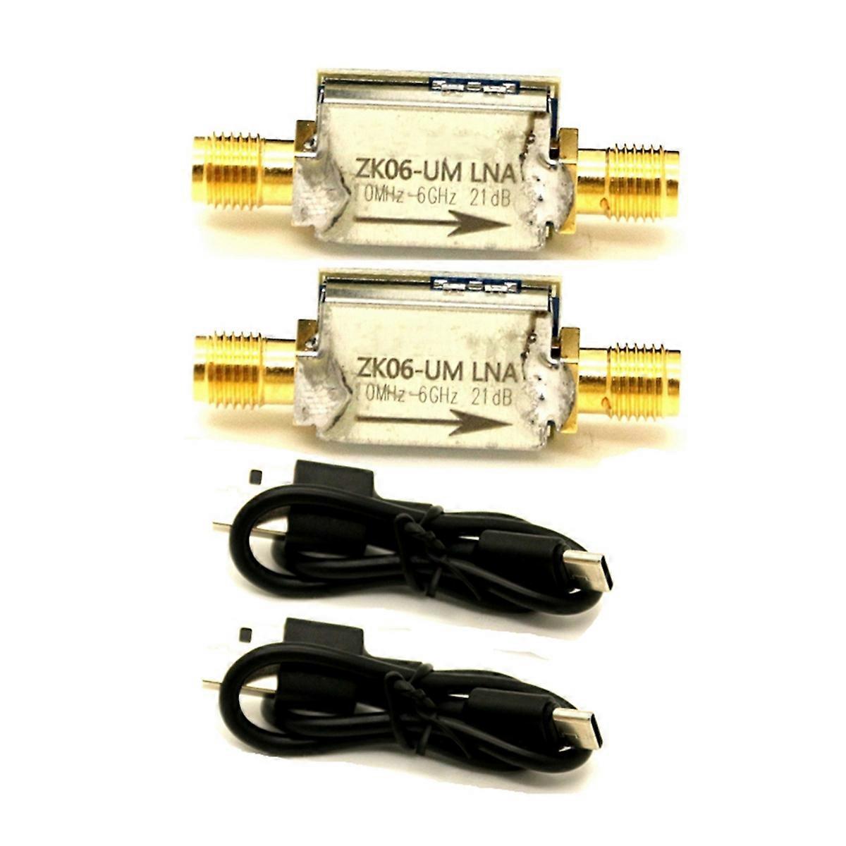 ZK06-UM Series Low Noise Amplifier 100KHz-6GHz USB Interface 21dB High Gain LNA RF Power Preamplifi
