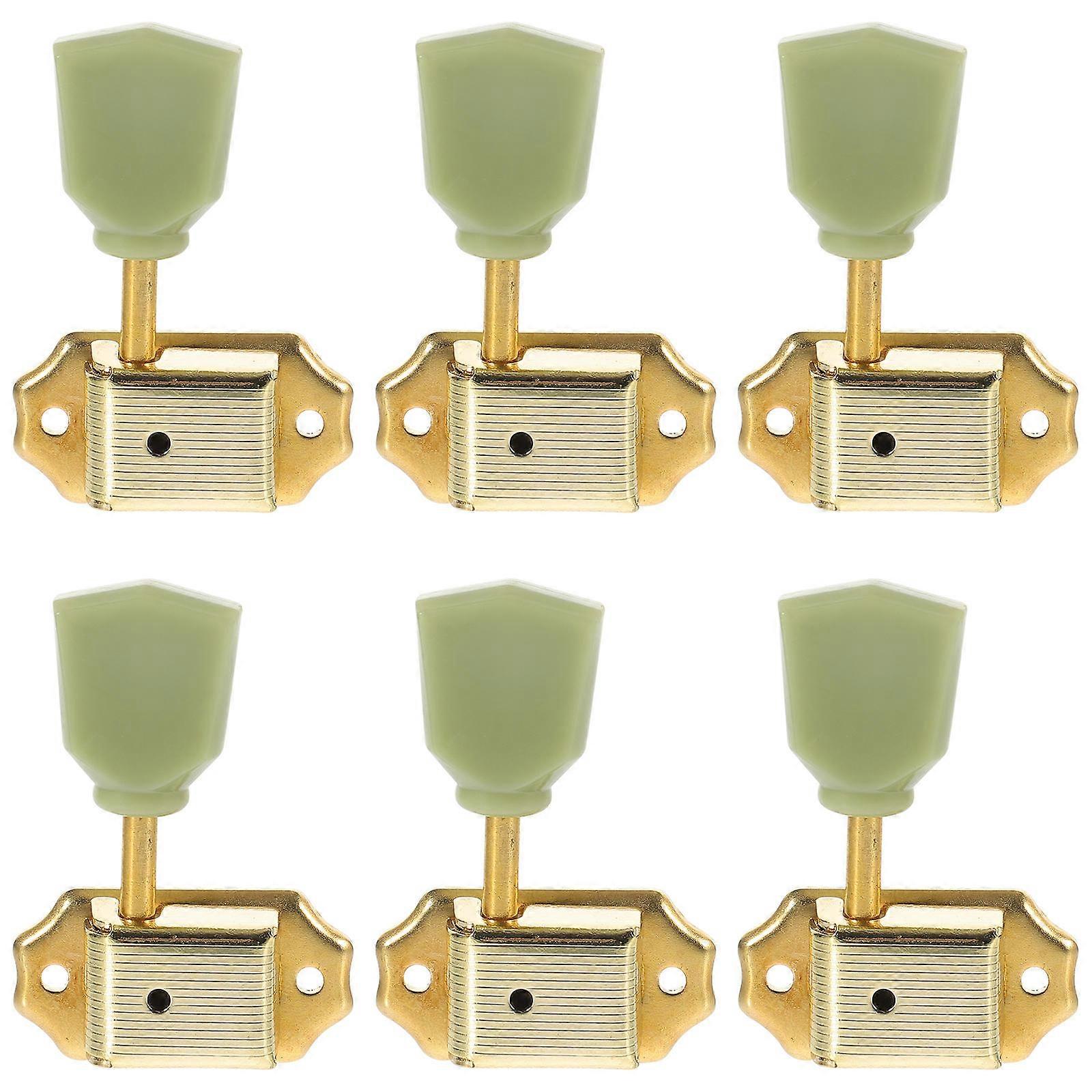 Acoustic Guitar Pegs Locking Guitar Tuners String Tuning Key Pegs Electric Guitar Accessories 6Pcs