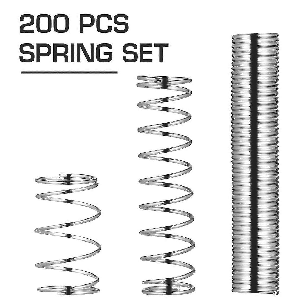 Small Spring Assortment with Hooked Ends Tools & Equipment 200Pcs