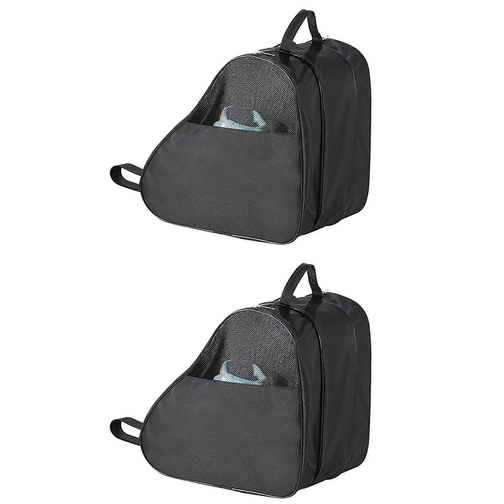 2 x bags for ice skates, bag for ice skates, a wheel with adjustable shoulder strap for girls, and most adults bag for ice skates outdoors