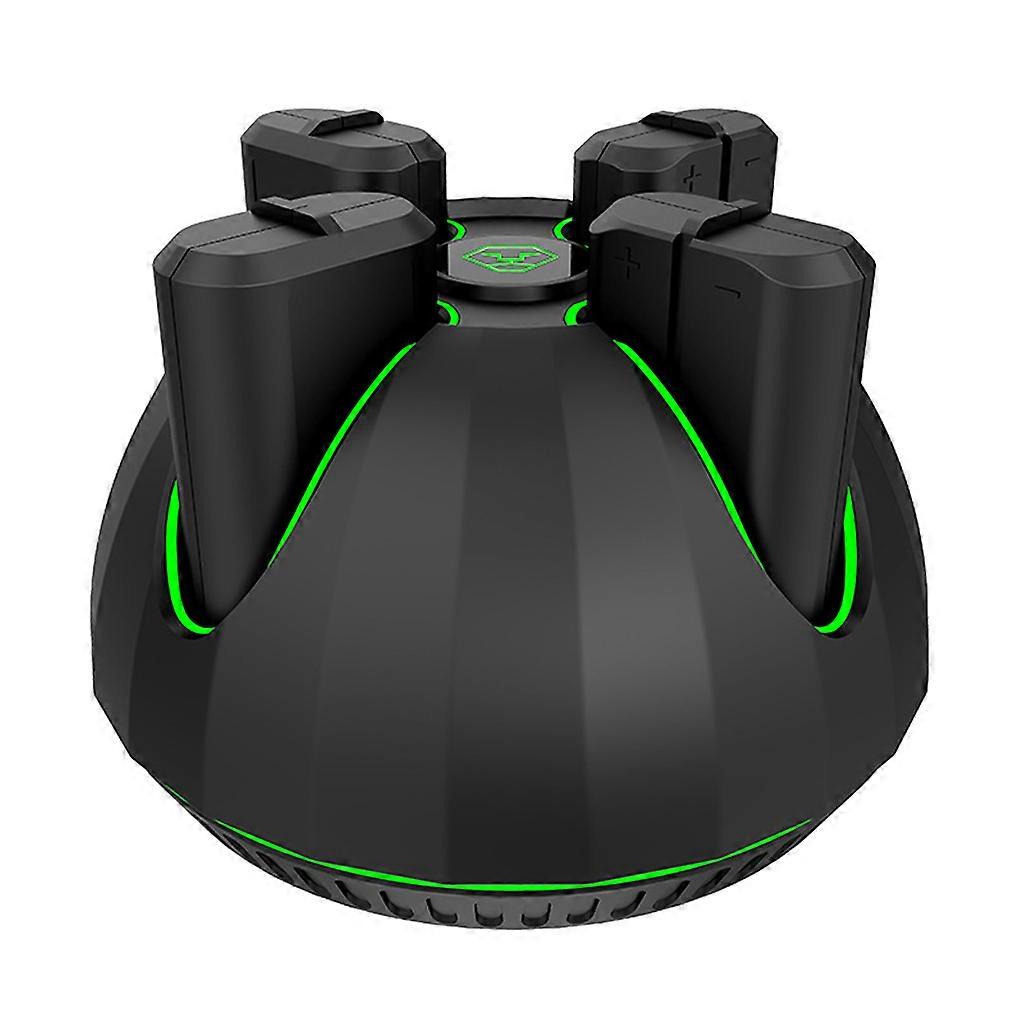 Controller Charging Station with Battery Pack, 4-in-1 Fast Charging Stand + 4x 1100mAh Batteries for XB