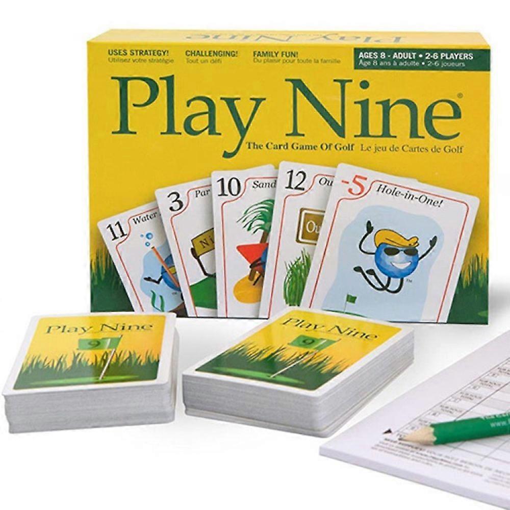Play Nine English version board game family party card game card nine rounds golf