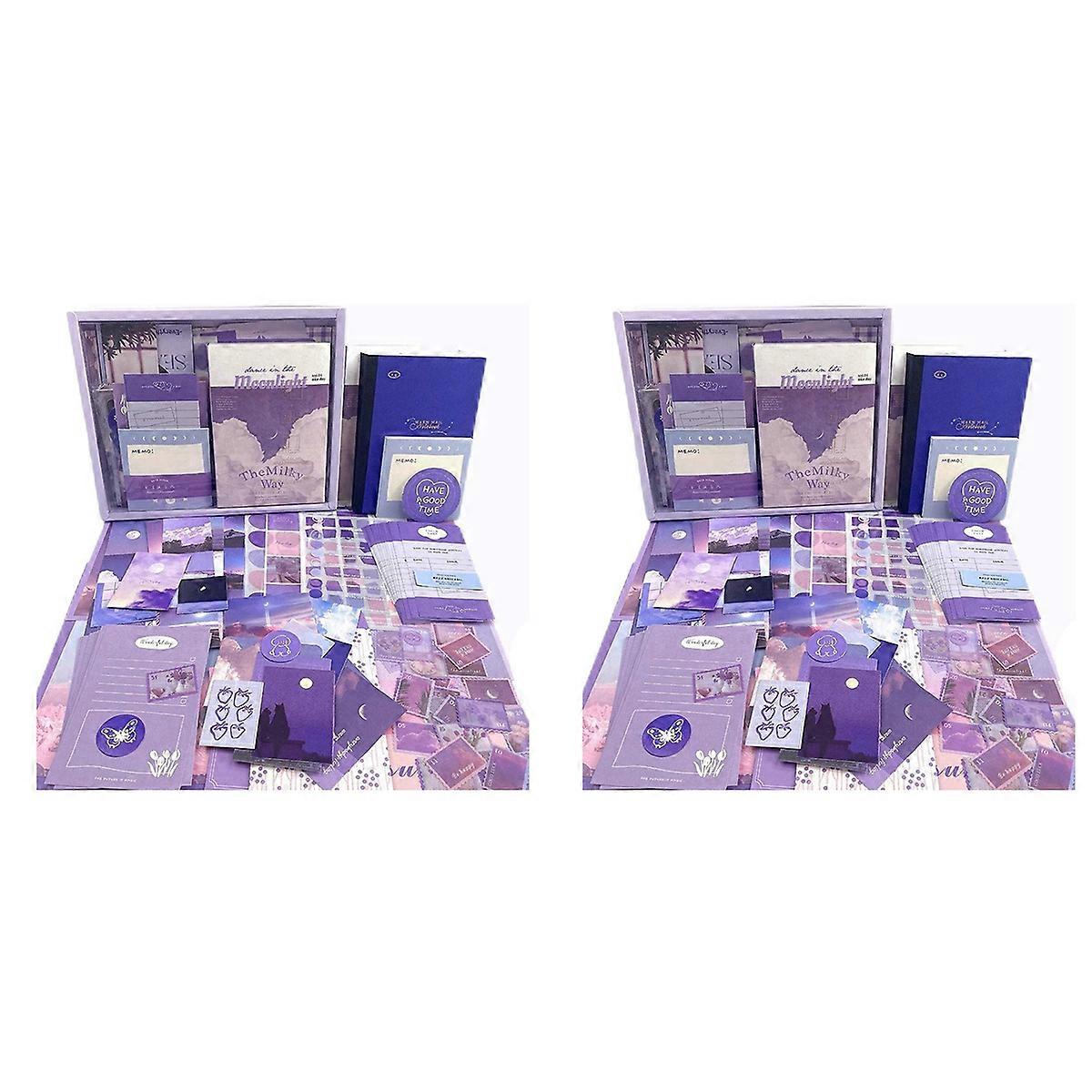 348 PCS Vintage Scrapbook Kit,Scrapbooking Supplies Kit