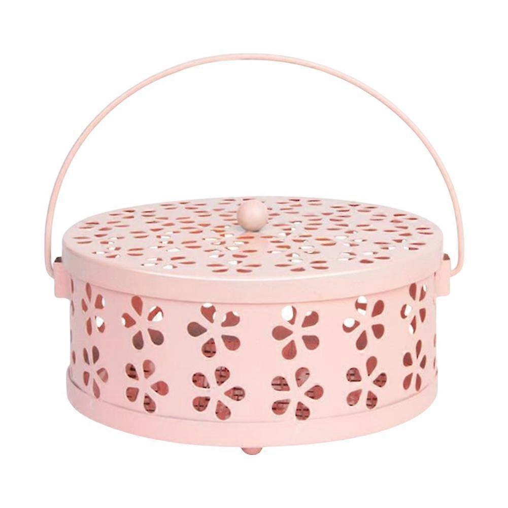 Portable Incense Burner Holder with Lid and Handle Mosquito Incense Burner