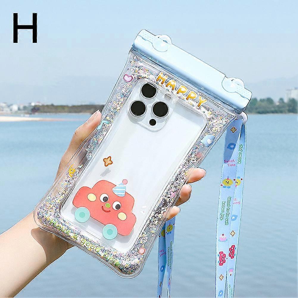 Universal Waterproof Phone Case Touchscreen Compatible Floating Pouch For Swimming Photography