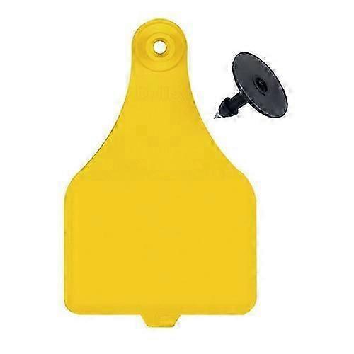 番号付き牛Yタグ耳タグ76-100オレンジ、1カウント