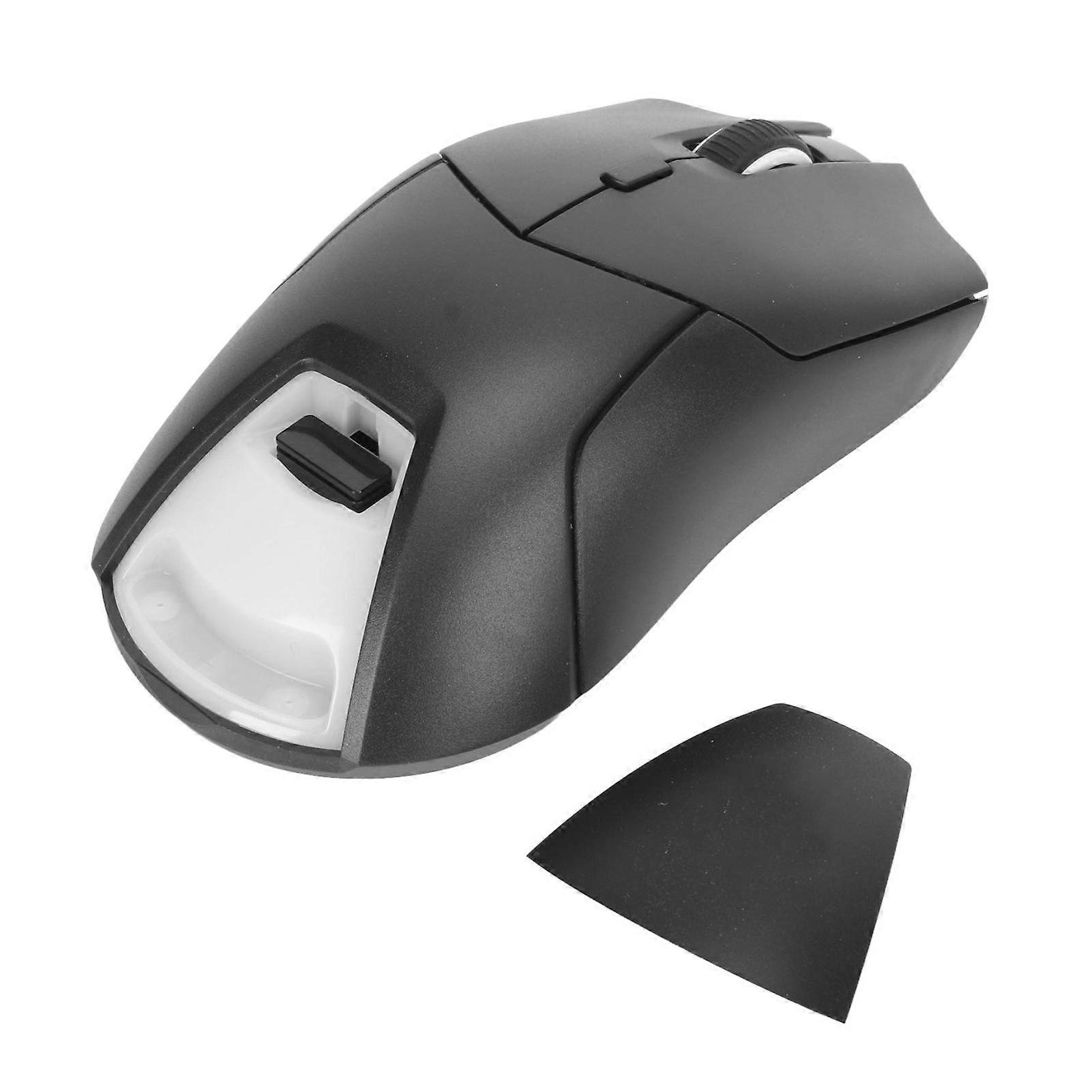 Wireless Mouse Triple Mode 1000 to 4000 DPI Silent Click Ergonomic Adjustable Volume Office Mouse for Home School Travel Black