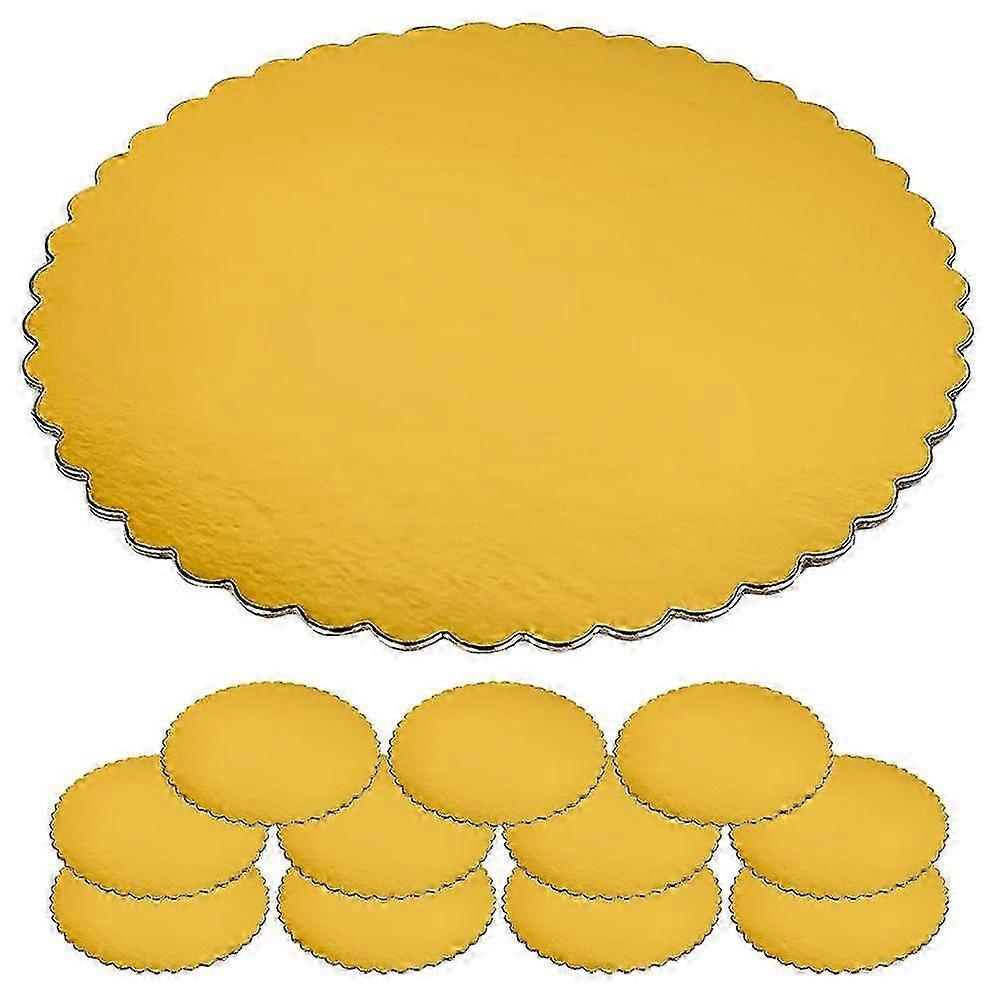 12pcs Round Cake Board Bases for Mousse Cake Display and Decorating Supplies