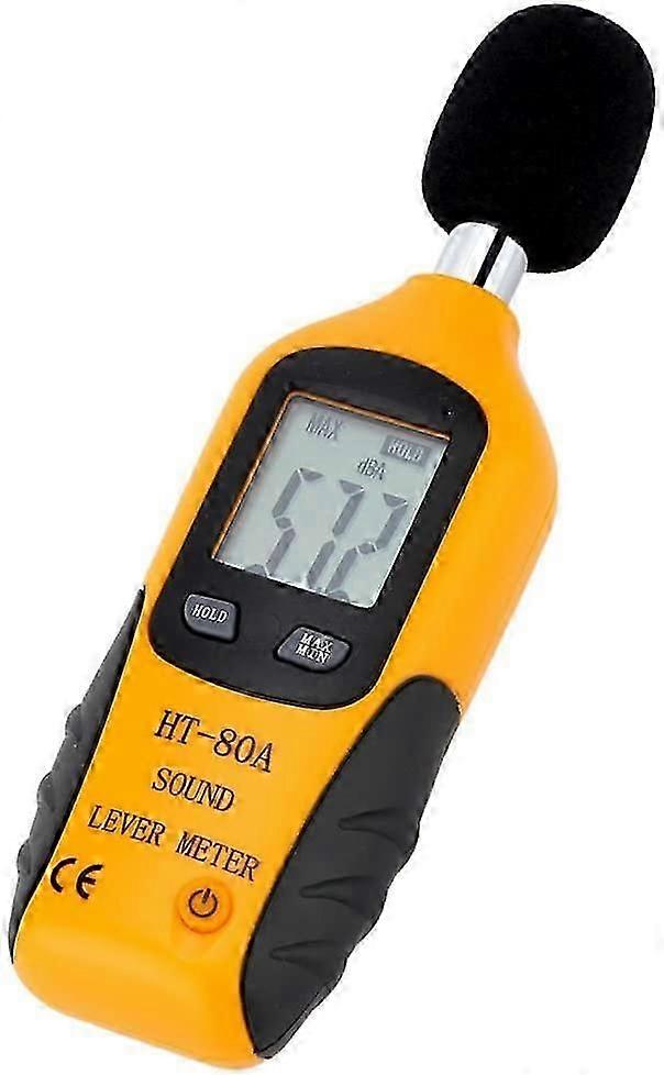 Professional Sound Level Meter - 30-130dBA Range with Backlit Display
