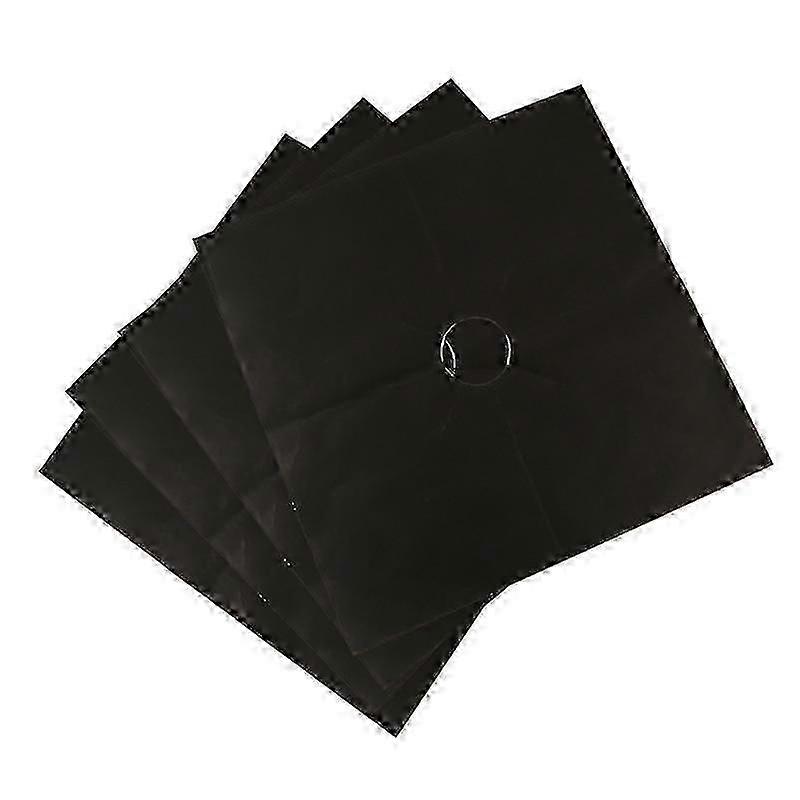 4 יחידות כיסוי מבער תנור גז מגן תוחם כרית מחצלת נקייה