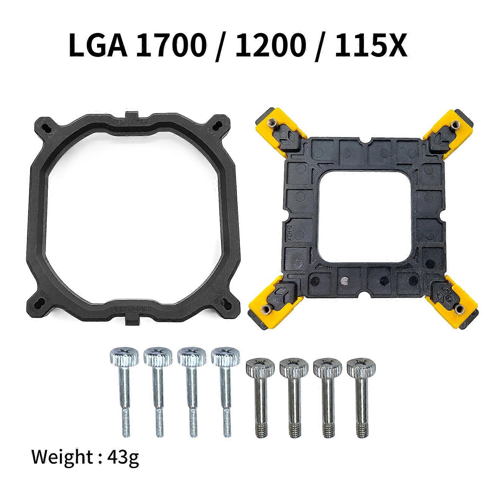 CPU Cooler Fan Bracket Heatsink Holder for LGA 1150 1151 1155 1156 1366 1700 General Back plate Base Mount Kit