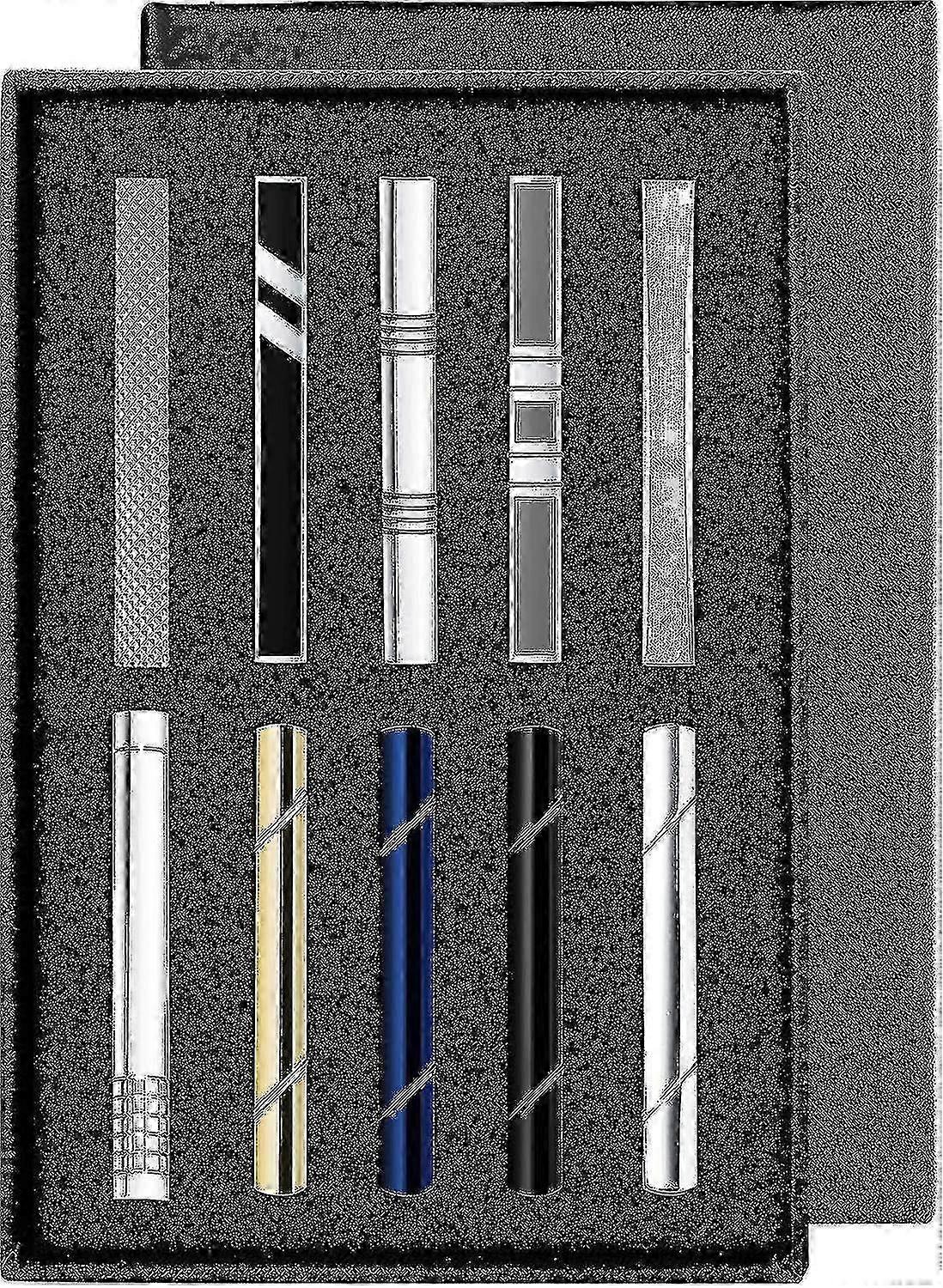 Mäns Tie Clip Set för Bröllop Business Presentförpackning