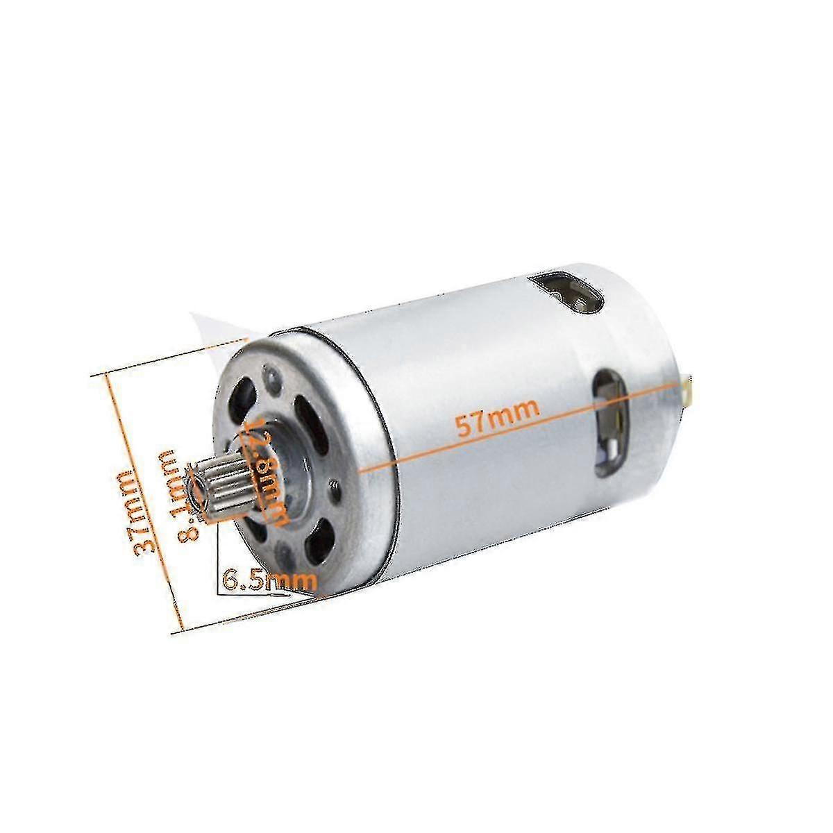 מנוע Rs550 21v מנוע מוברש 14 שיניים מתאים למסור עצים מיני אלחוטי בגודל 4/6 אינץ 'Xxf-hy