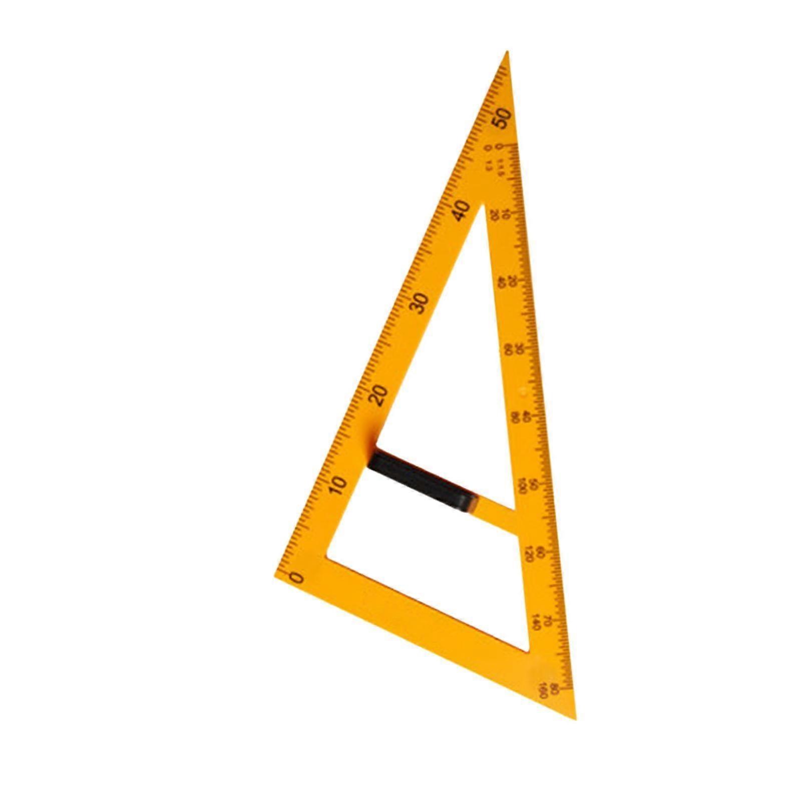 Drawing tool for mathematical, multifunctional teaching ruler, large mathematical equipment for school drawings, 60 triangles