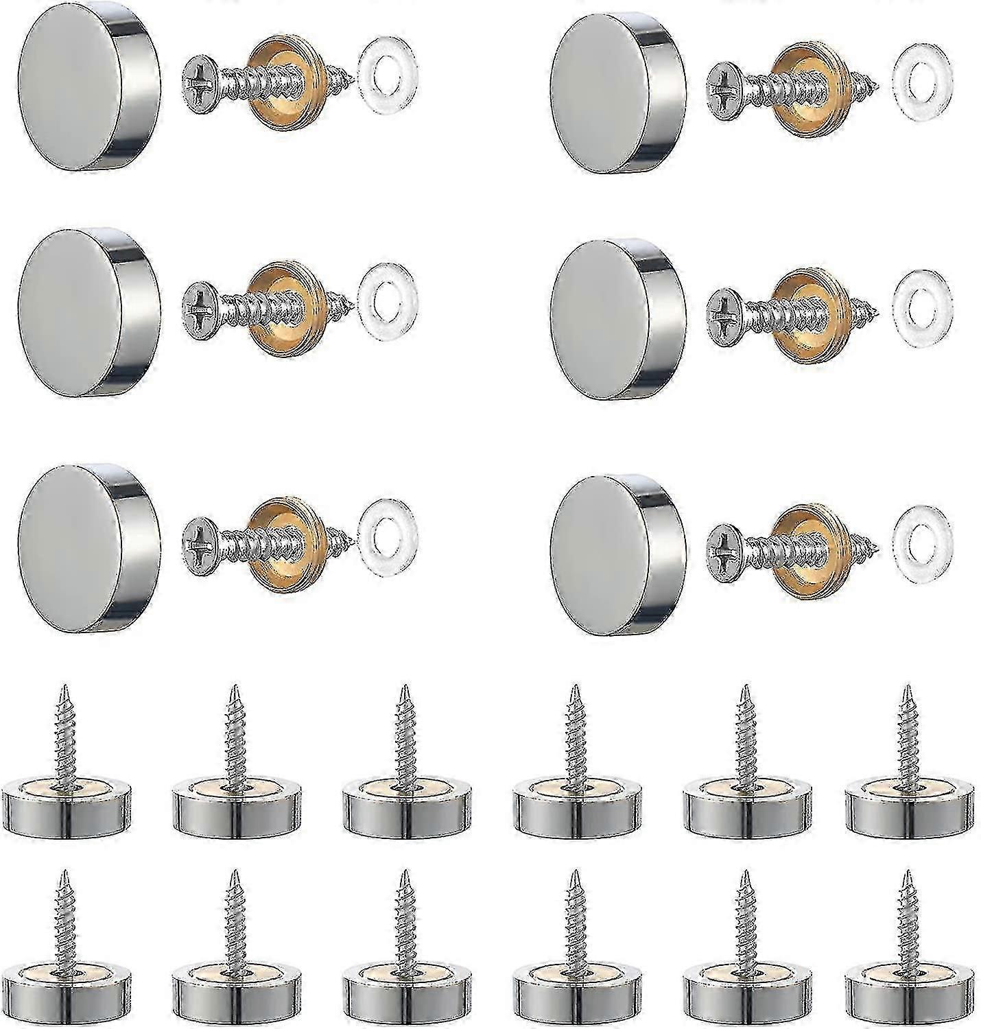 Elegant Silver Mirror Screws for Stylish Home Decor
