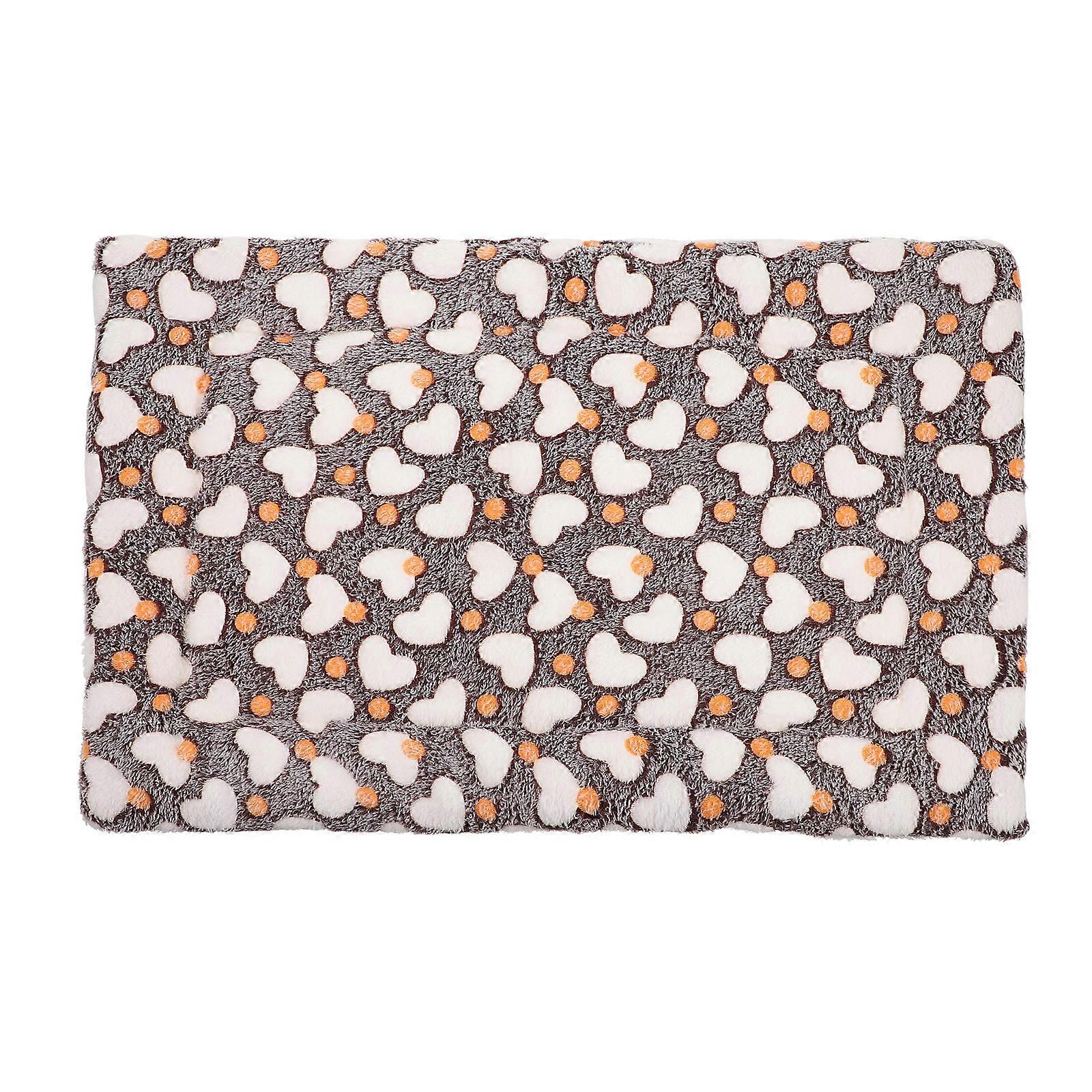 Thickened Warm Pet Sleeping Mat for Cats and Dogs – Cozy Lightweight Bed Cushion Design for Indoor and Outdoor Use – Double Heart Pattern